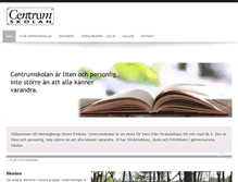 Tablet Screenshot of centrumskolan.se